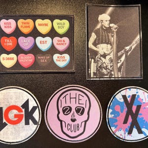 MGK / Machine Gun Kelly Patch Sets – Iron On/Sew On Patches for Jackets, Backpacks, Hats & More. Sublimation and Laser Engraved Options