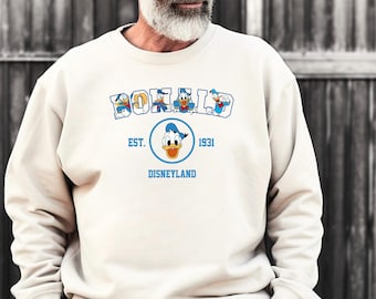 Donald Duck Shirt Disney Tee Vintage Disney Shirt Disneyland Shirt Cute Disney Tee Gift