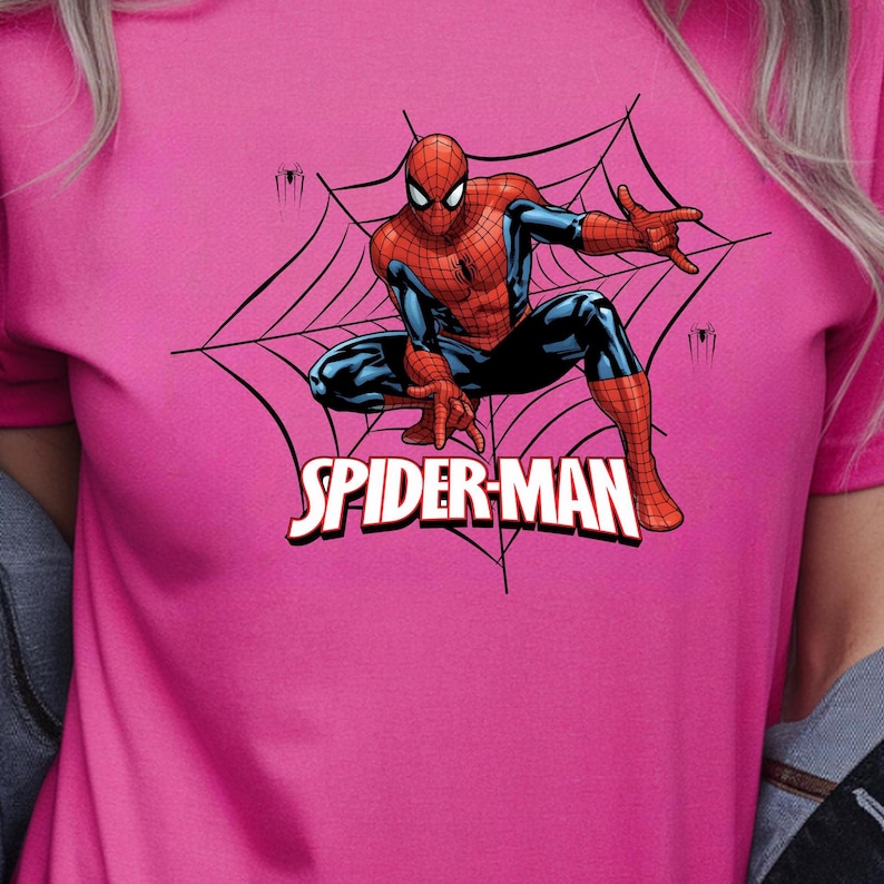 Spider-Man Shirt, Marvel Superhero Tee, Gildan Unisex T-Shirt, Comic Book Gift for Fans bild 9
