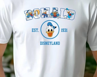 Donald Duck Shirt Disney Tee Vintage Disney Shirt Disneyland Shirt Cute Disney Tee Gift