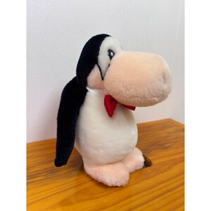 Vintage 1984 Opus Penguin van The Washington Post Fun Farm Cartoon Gen X pluche 8"