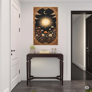 Cosmic Wall Art Canvas Wall Decor, Wall Art, Cosmic Space Decor, Nebula Print, Galaxy Artwork, Starry Night Gift, Universe Poster
