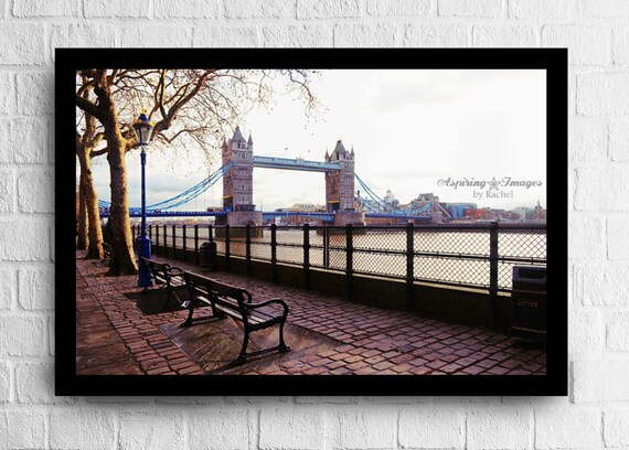 London Photography Travel Wall Art Tower Bridge Photo Light Etsy