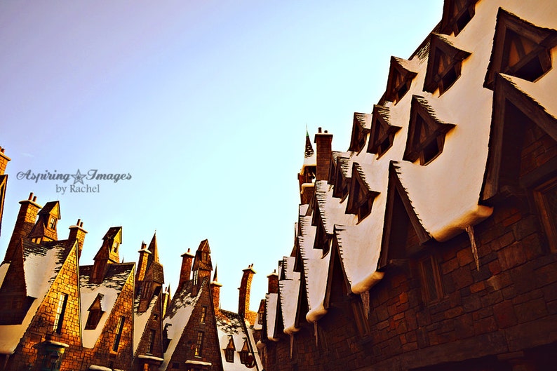 Harry Potter Hogsmeade Snow Roof Universal Studios Etsy