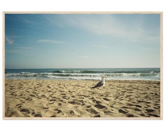 Newport Beach Surf and Sand Wall Art -- Framed California Beach Home Decor
