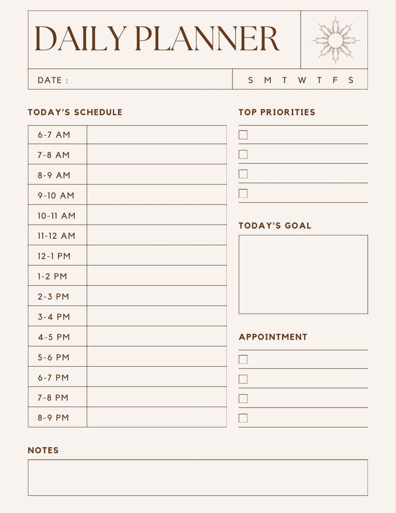 Simple Digital Planner - Etsy