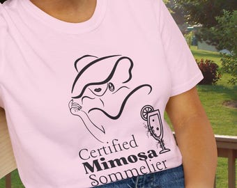 Certified Mimosa Sommelier Unisex Softstyle T-Shirt | Perfect Gift for Brunch Lovers, Drink Enthusiasts, Fun Party Wear, Funny Gift [...]