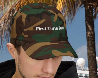 Classic Black Dad Hat Embroidered for New Father - Perfect Father's Day Gift!