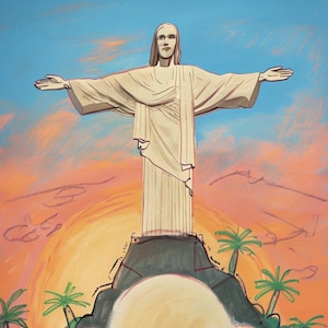 Christ the Redeemer Poster, Rio de Janeiro