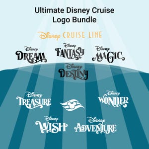 Disney Cruise Logo SVG, Mickey Cruise PNG Clipart, Cruise ship svg,Mouse Cruise Ship Names Bundle - Treasure Fantasy Dream Wish Wonder Magic