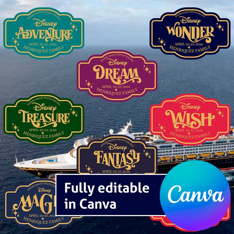 Cruise Door Signs 2026 - Etsy