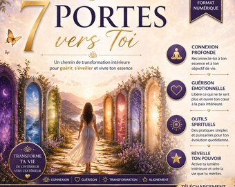 FR | Versión en francés | 7 Puertas hacia Ti | Guía Espiritual y de Sanación en PDF.