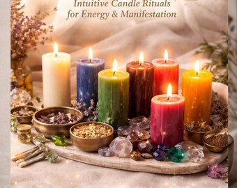 Guía de Magia con Velas: Rituales para una Vida Consciente, Energía del Color y Manifestación, Prácticas Espirituales (PDF).
