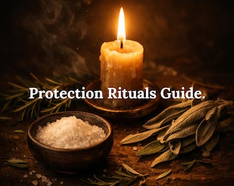 Guía de rituales de protección | Limpieza y restauración de energía (PDF).
