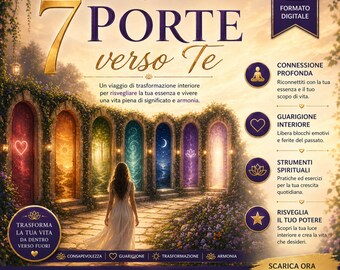 IT | Versión italiana | 7 Puertas para Ti | Guía espiritual y sanación en PDF.