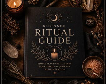 Guía para principiantes sobre prácticas rituales (PDF) | Práctica espiritual diaria sencilla | Energía, protección y atención plena.