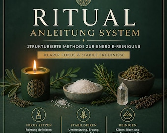 Sistema de instrucción ritual: Método estructurado de limpieza energética; Enfoque claro; Resultados estables.