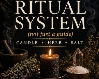 Una guía en PDF sobre el sistema ritual. La magia de las velas, las hierbas y la sal: una práctica espiritual paso a paso.