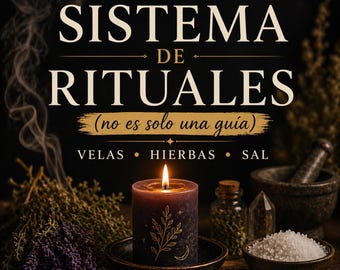 Sistema ritual en formato PDF | Magia con velas, hierbas y sal | Método paso a paso | Limpieza energética y manifestación de deseos | Guía espiritual.