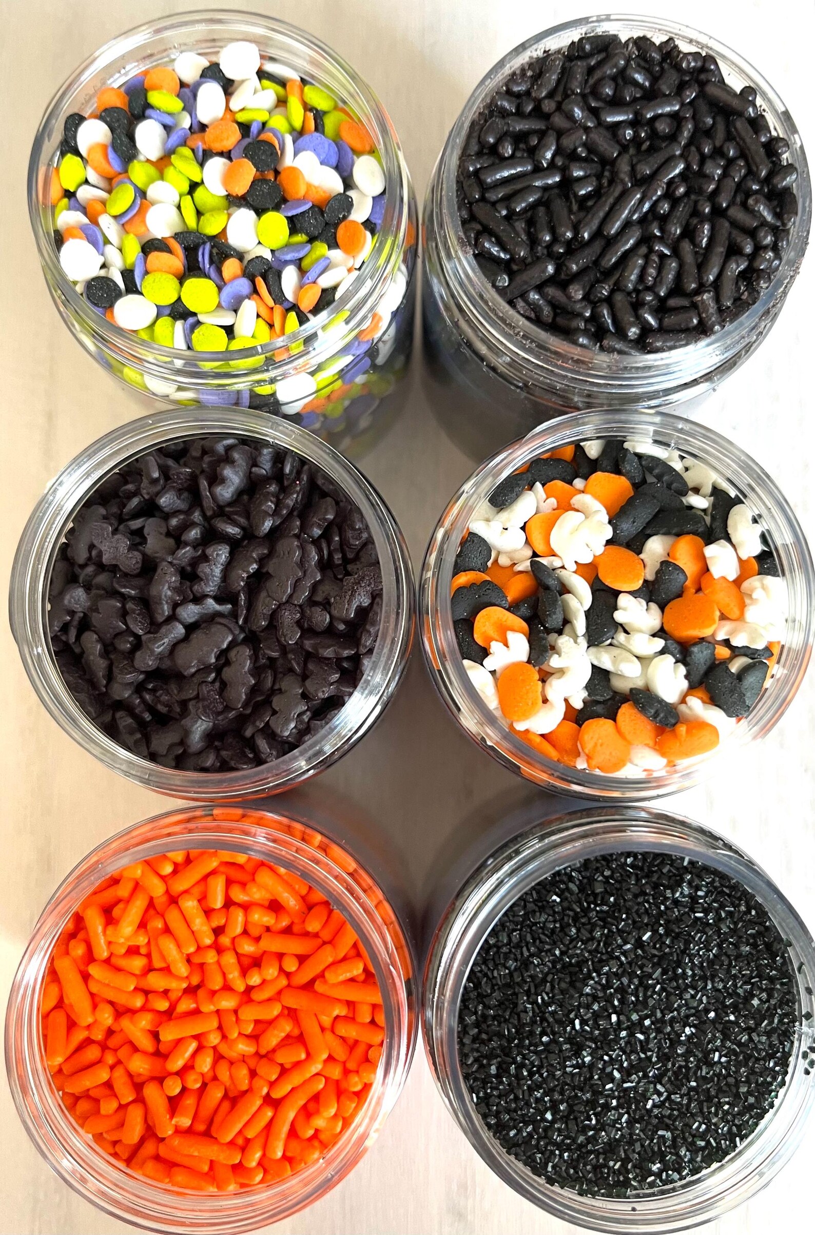 Halloween Spooktacular Sprinkles Box! Quins Orange and Black Sprinkles ...