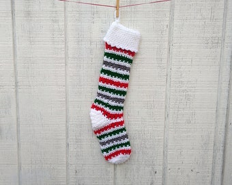 CLEARANCE! Crocheted Christmas Stocking