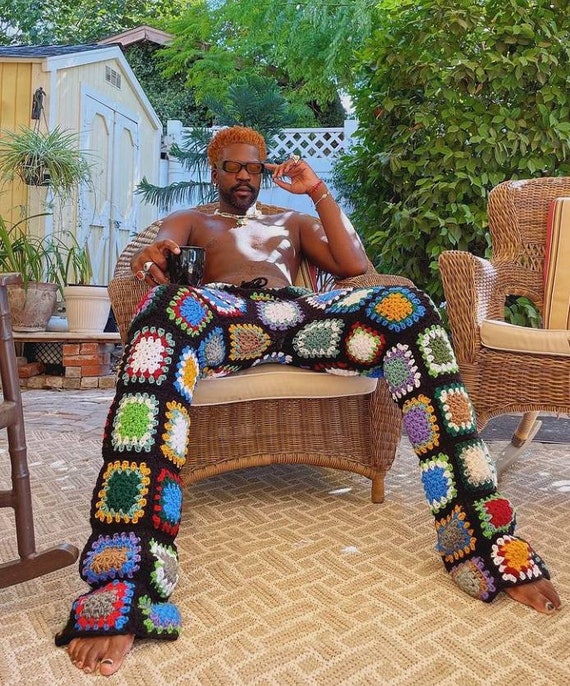 Crochet pants deals