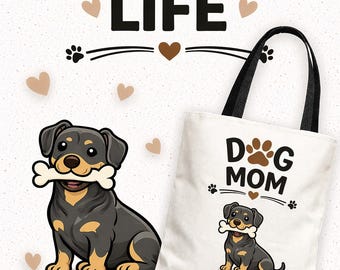 Dachshund Customizable Dog Mom Gift Tote Bag