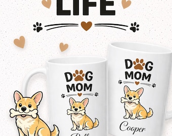 Dog Mom Chihuahua Personalized Mug