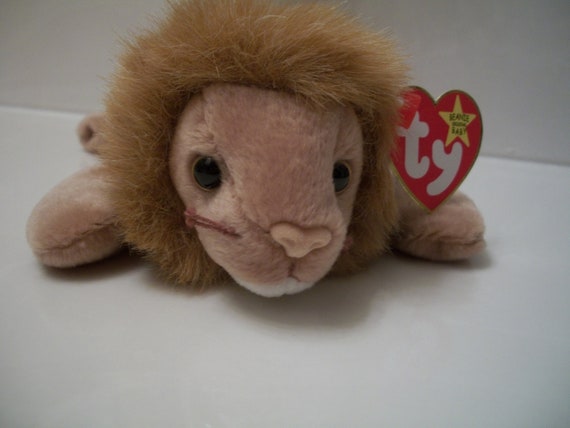 rory the lion beanie baby