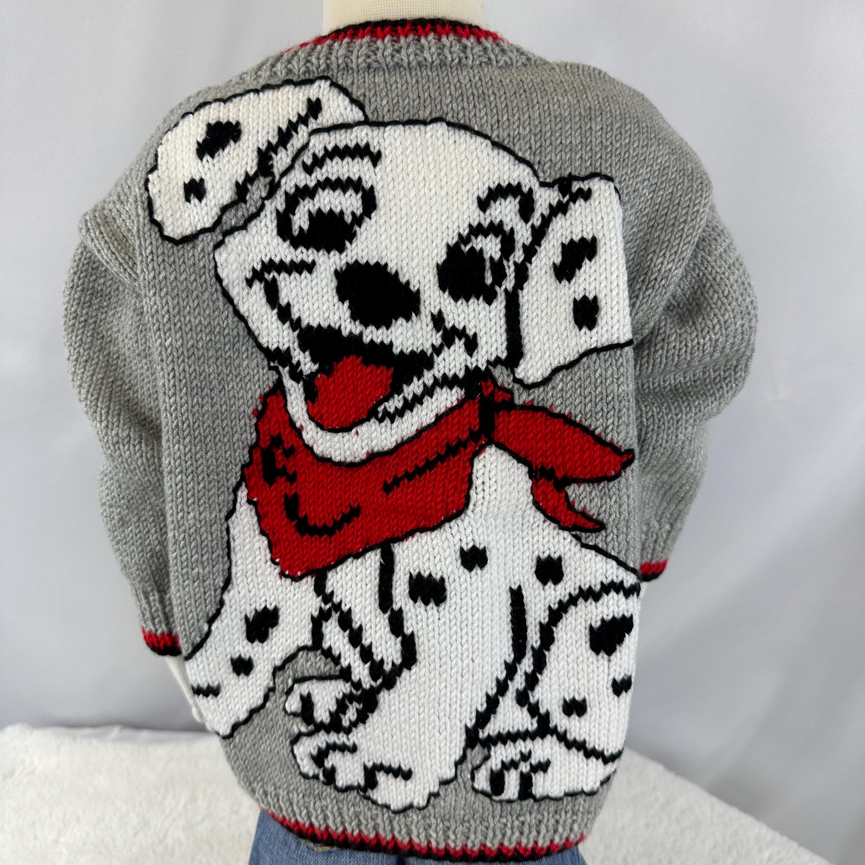 THEREDTHREAD S dalmation knit Dalmatian - Knitting Red Heart Harts