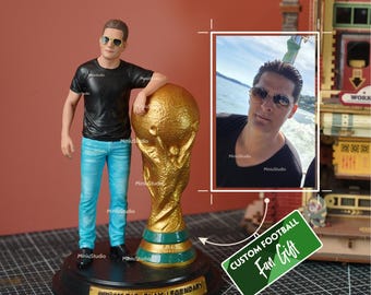 Soccer Gift, 3D Printed Statue, Unique Sports Keepsake, Gift for Him