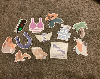 Tate McRae Sticker Set, So Close to What (deluxe) Fan Art