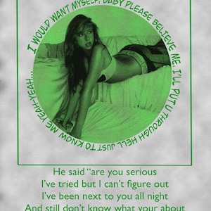 Greedy Tate McRae Think Later Poster