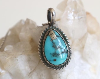 Navajo Cynthia Begay Turquoise Sterling Necklace