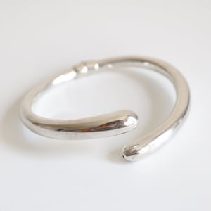 Modernist Flex Clamp Bracelet | Sterling Silver