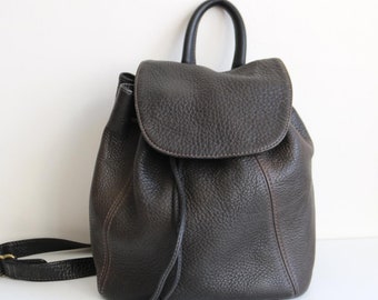 Coach Black Leather Derby Backpack Mini Coach derby leather backpack - Gem main image 4
