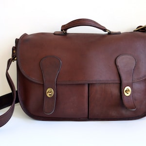Vintage coach musette bag shop
