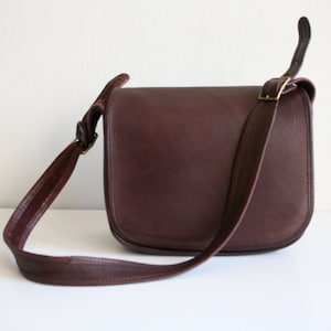Bolso de mano Coach Classic / Bonnie Cashin NYC / Piel burdeos