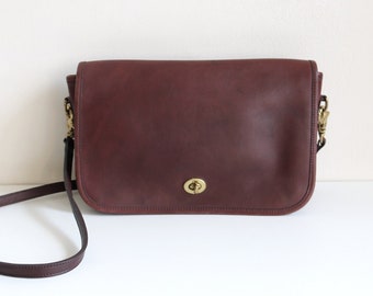 Coach Convertible Clutch NYC Bag | Bordeaux Leather