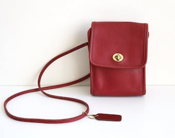 Coach Swingpack Scooter Bag | Red Leather