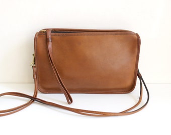 Coach Convertible Clutch Basic Bag | Tabac Leather