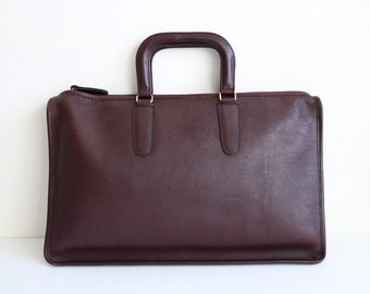 Vintage Coach | Beekman Briefcase | #5266 | Burgundy - Etsy