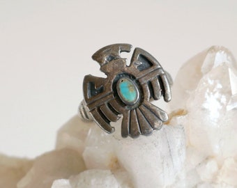 Thunderbird Turquoise Ring 7