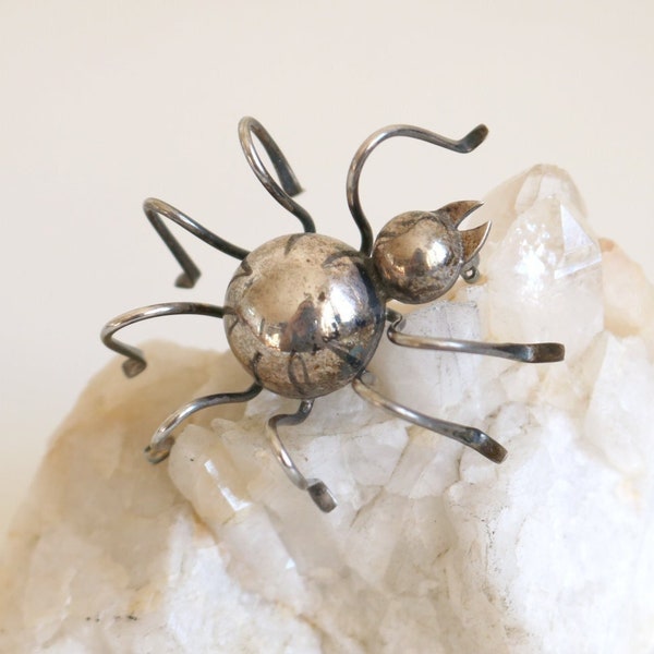 Spider Brooch | Sterling Silver