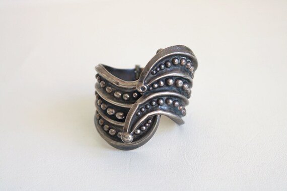 Taxco Mexico Clamper Statement Bracelet