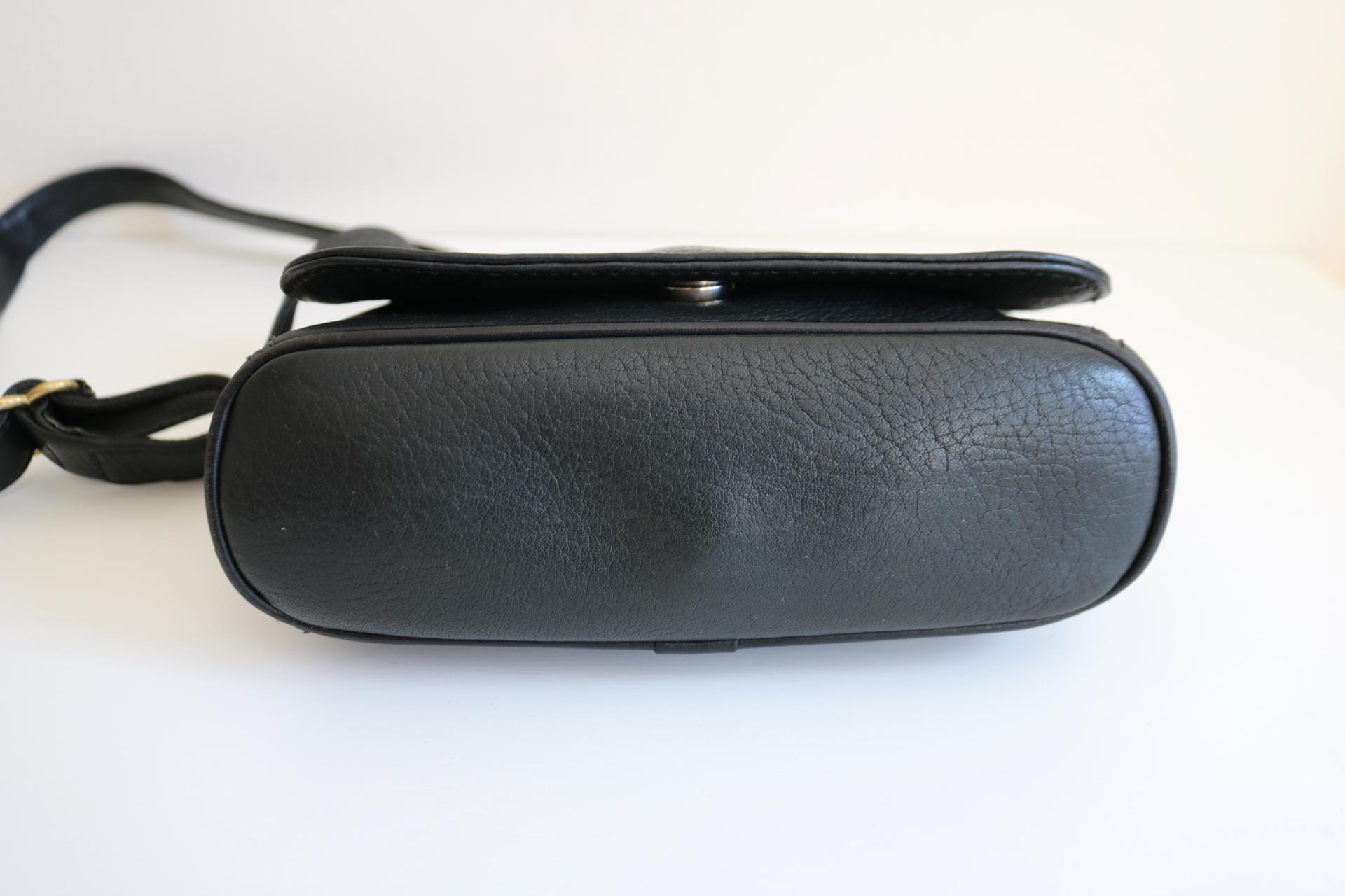 Coach Sonoma Pebbled Shoulder Bag | Navy Faded Black Leather - Etsy