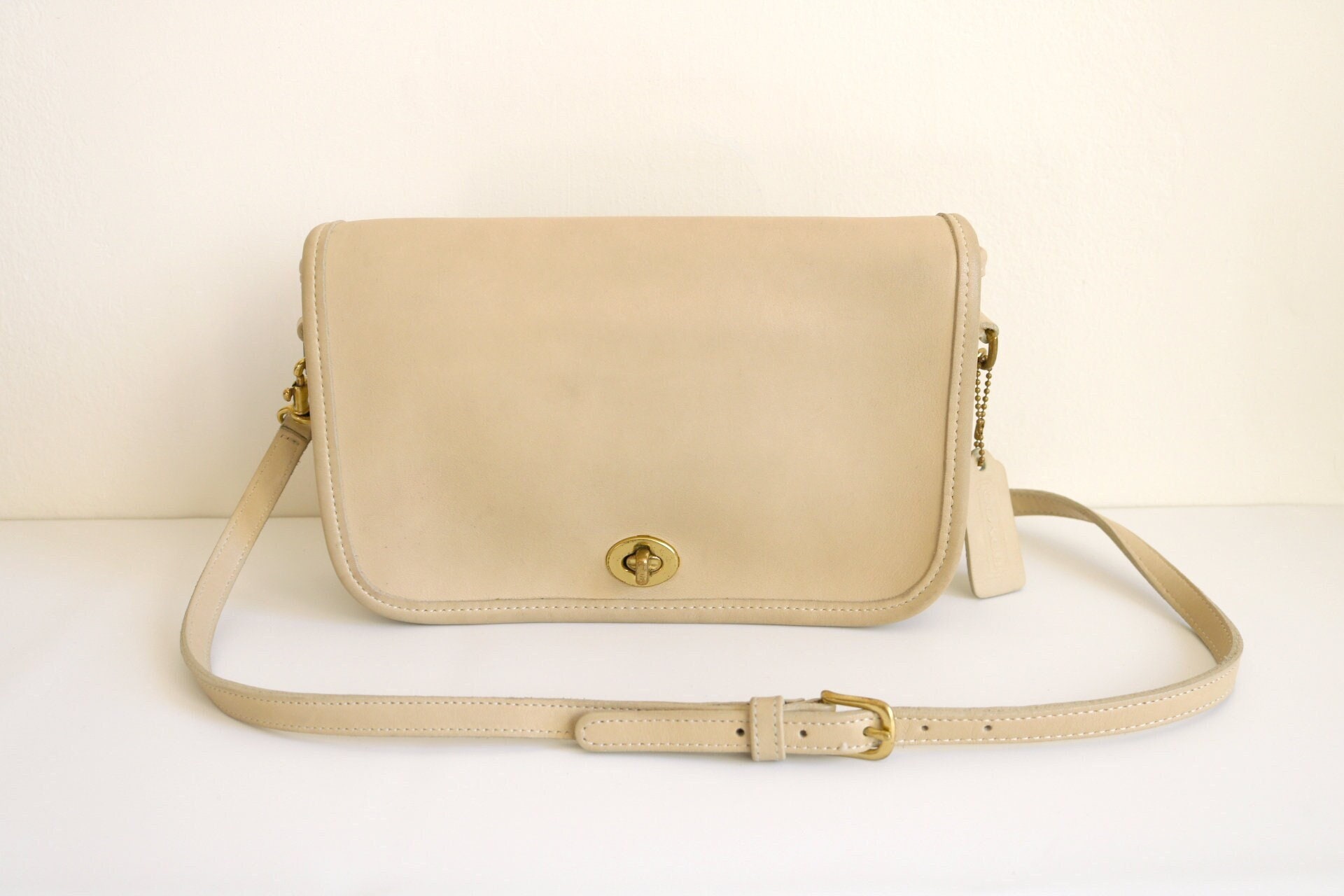 Coach Yellow Leather Legacy Penny Shoulder Bag Coach