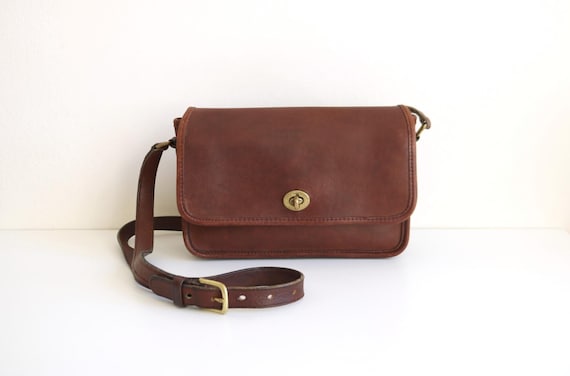 バッグ Old Coach Brown Leather Shoulder Bag s-l400.jpg