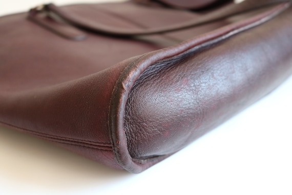 Coach Bonnie Cashin NYC Tote Bag | Burgundy Leath… - image 10