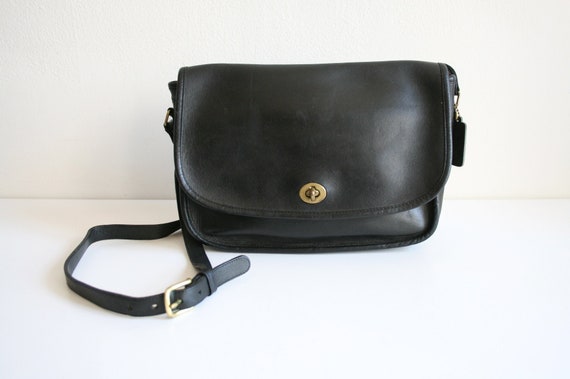 Coach City Bag | Bonnie Cashin NYC | Black Leather